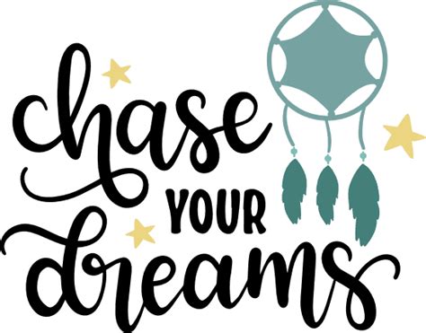 Chase Your Dreams Dream Catcher Motivational Free Svg File Svg Heart