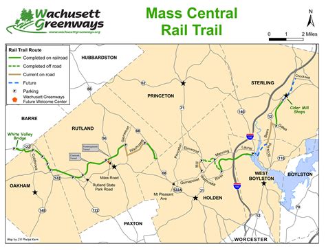 Rail Trails In Worcester County Massachusetts