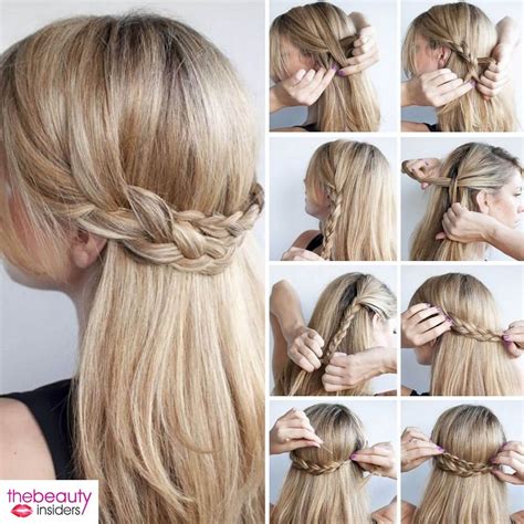 Try Out The Half Crown Braid Step By Step With Us For More