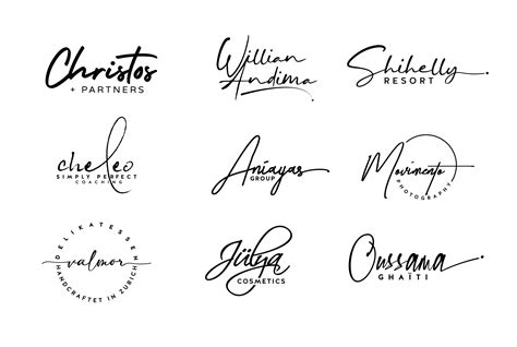 I Will Design 3 Creative Signature Handwritten Logo For 5 Seoclerks