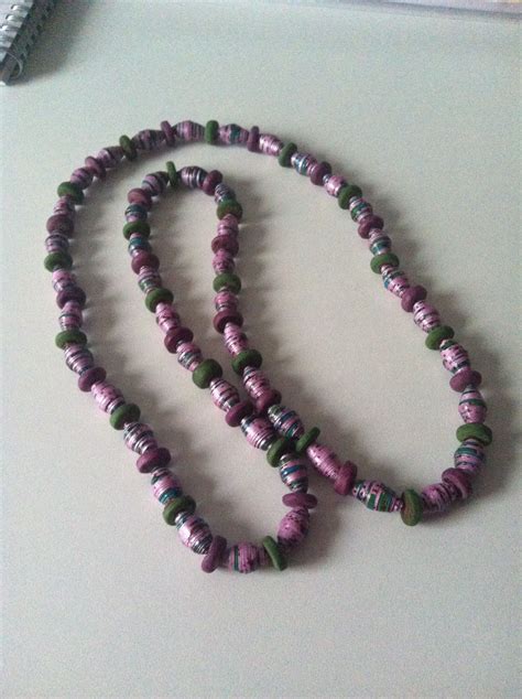 Paper Beads Necklace Paper Bead Jewelry Paper Beads Paper Beads