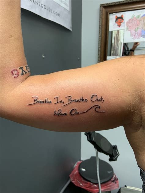 Breathe In Breathe Out Move On Tattoo Just Breathe Tattoo Tattoos