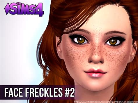 The Sims Resource Face Freckles 2