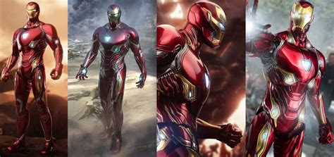Iron Man Nano Suit Futuristic Armor In Avengers Infinity War And Avengers