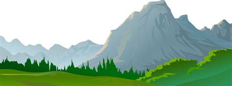 Cartoon Mountains Png Isolated Image Png Mart