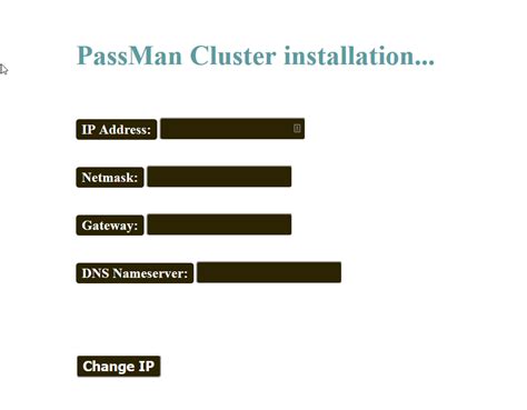 Standalone Passman Base Configuration Passman Knowledge Base