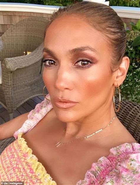 Jennifer Lopez Puts On Glowing Display As She Teases New Cosmetics Line