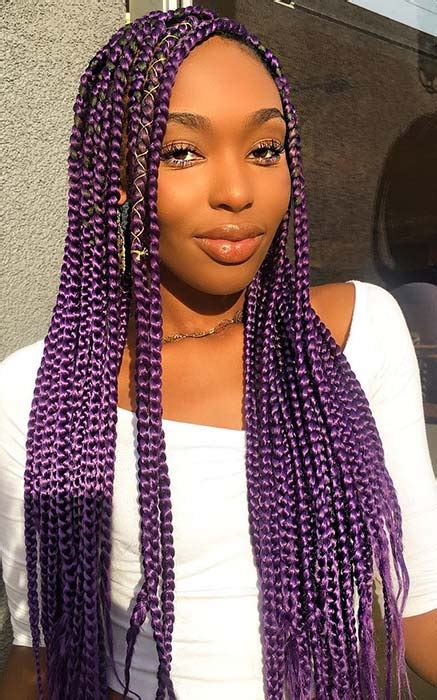 23 Best Long Box Braids Hairstyles And Ideas Stayglam