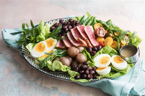 Easy Ahi Tuna Nicoise Salad Foodness Gracious