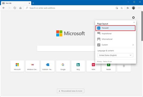 How To Customize Microsoft Edges New Tab Page Microsoft Custom Images