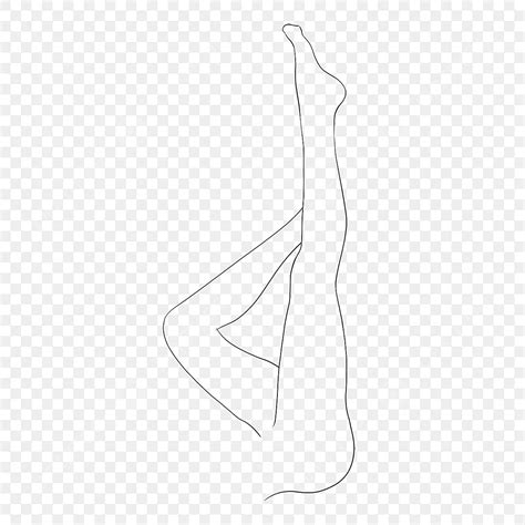 Sexy Legs PNG Image Silhouette Line Drawing Of Sexy Beauty Legs Wing
