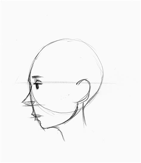 Как Нарисовать Лицо Человека Карандашом Вид Сбоку Без Лица HD фотoграфии