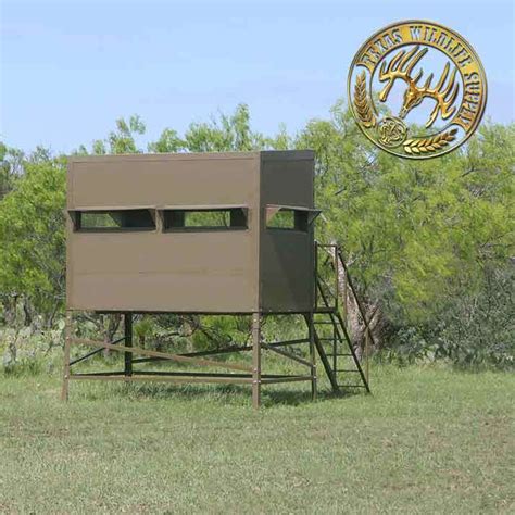 5x9 Deer Blinds For Sale Elevated Deer Blinds Texas Wildlife Supply