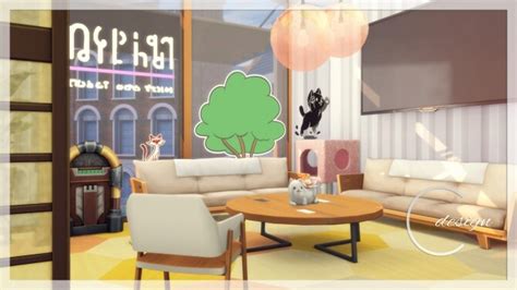 Cat Cafe At Cross Design Sims 4 Updates