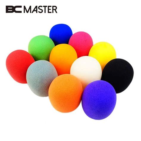 Bcmaster 10pcs Multi Color Handheld Stage Ball Shape Microphone