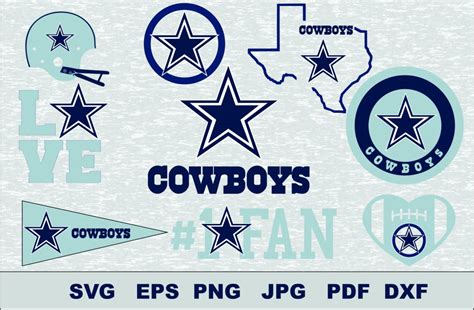 Dallas Cowboys SVG DXF Logo Silhouette Studio Cameo Cricut Design