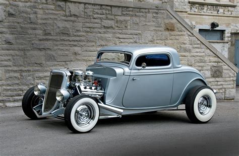 1934 Car Classic Ford Hot Rod Usa Coupe Wallpapers Hd Desktop