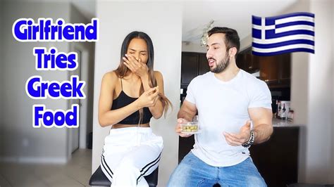 Jamaican Girlfriend Tries Greek Snacks Youtube