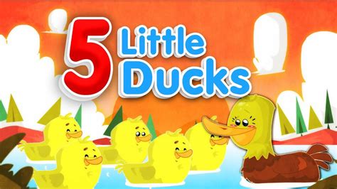 Five Little Ducks Nursery Rhymes Kids And Baby Songs Youtube