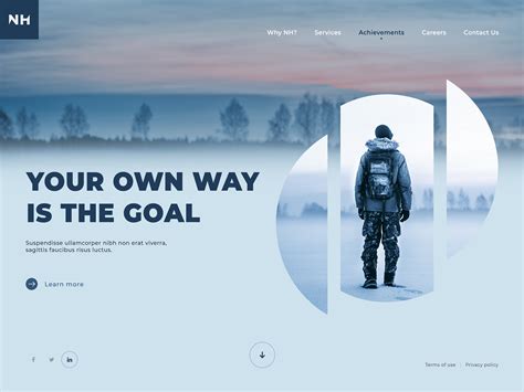 Adventure Style Website Design By Luke Peake For Tib Digital On Dribbble