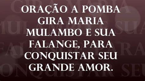 Oração Maria Mulambo Amor