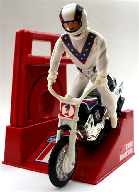 The Evel Knievel Rev Up Motorcycle Childhood Toys Vintage Toys Old