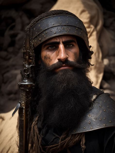 Amigojc Jewish Warrior Beard Dirty Face Of Battle Striking Facial