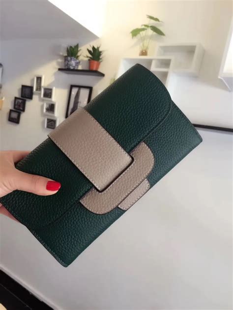 2017 Soft Genuine Leather Women Clutch Bags Cowhide Envelope Small