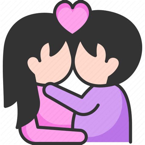 Kiss Day Love Hug Couple Valentines Day Icon Download On Iconfinder