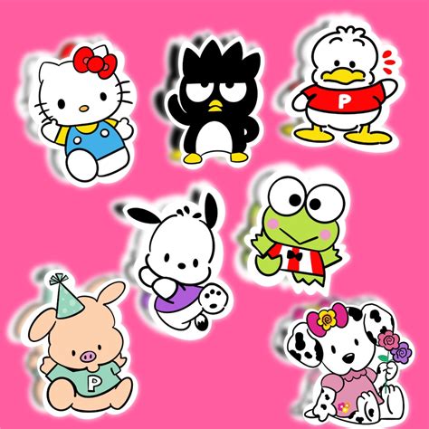 Sanrio Inspire Hello Kitty And Friends Stickers Kerroppi Badtz Maru