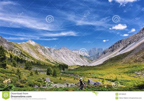Man And Nature Stock Image Image Of Scenic Purity