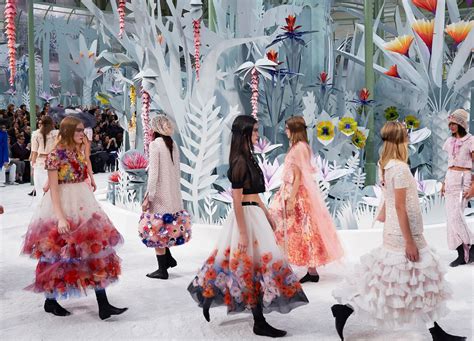 Florals Flourish In Chanel Springsummer 2015 Haute Couture The