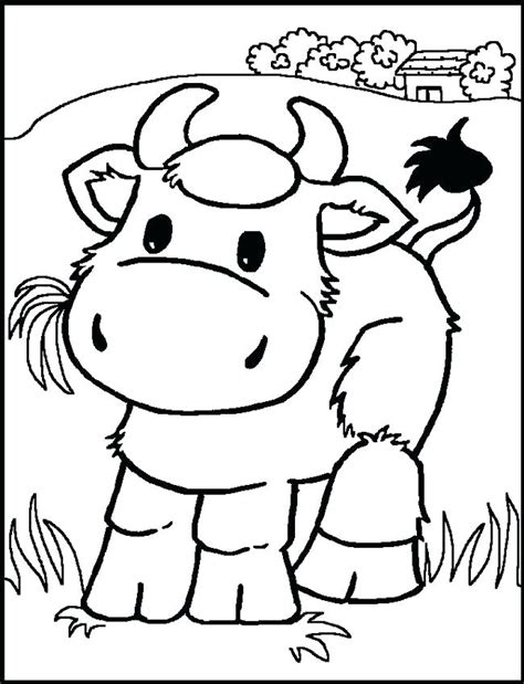 Realistic Baby Animal Coloring Pages At