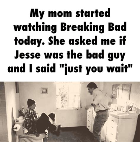 My Mom Started Watching Breaking Bud Today She Asked Me If Jesse Was