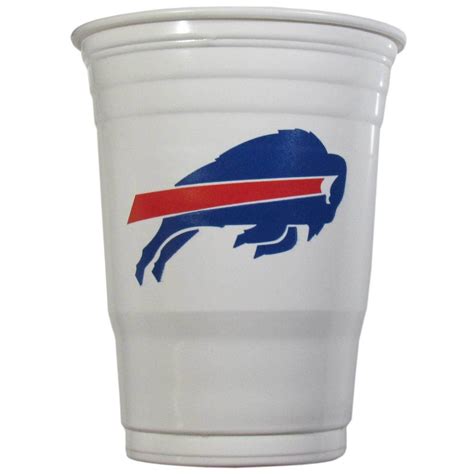 Buffalo Bills Plastic Gameday Cups 18oz 18ct Solo Tailgate Party