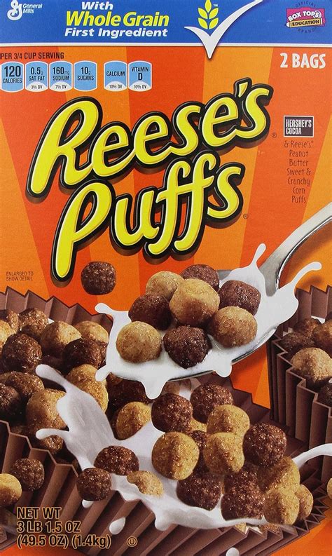 general mills reeses puffs 49 5 ounce prime pantry