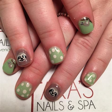 Sloth Nail Art Ideas Popsugar Beauty Animal Nail Designs Nail Art