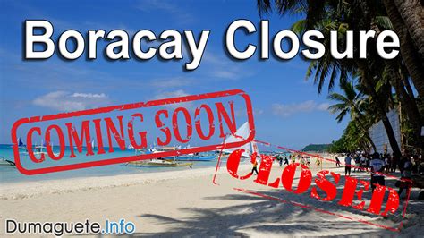 Boracay Closure To Extend Philippines Dumaguete Info