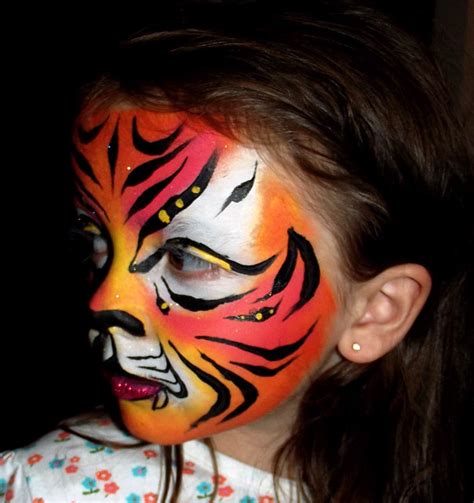 Scary Tiger Face Painting Flickr Photo Sharing