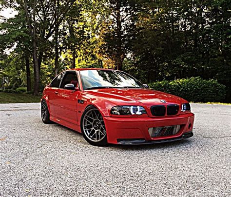 Supercharged E46 M3 Stage 35 Aa Imola Red Beauty Bmw Red Imola
