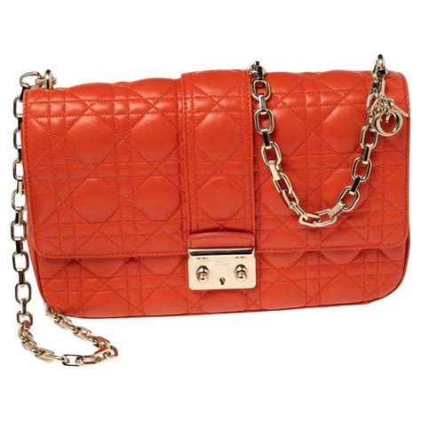 dior red cannage quilted leather large miss dior flap bag at 1stdibs