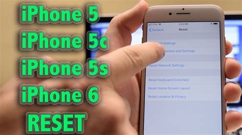 In this article i will show you 3 ways to reset or hard/factory reset an iphone 6/6s withtout itunes or screen passcode. Hard Reset - How to reset and erase iPhone 5c, 5, SE 6 and ...