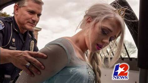 Elsa From Frozen Arrested Again Newsnow