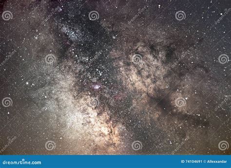 Milky Way Galaxy Core Of Milky Way Beautiful Night Sky Real Starry