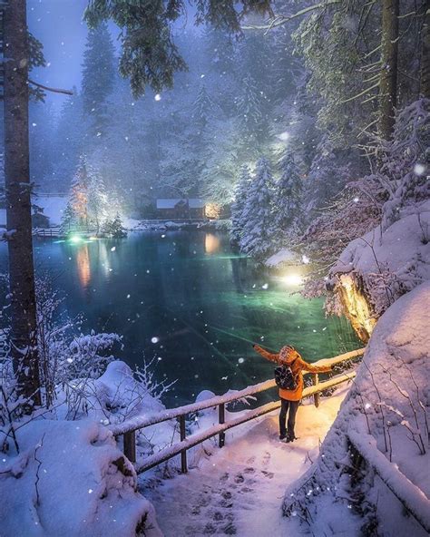 Paedii Luchs Kandertal Switzerland Winter Scenery Beautiful Places