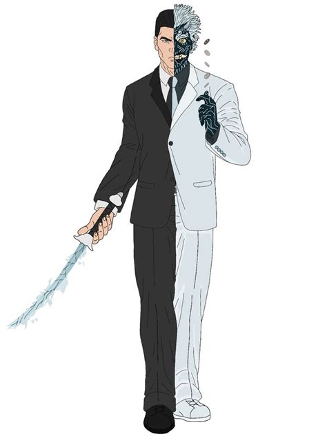 Mr Negative X Two Face Requested By Lordderpington171 On Deviantart