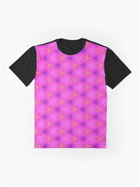 Purple Geometric Triangles Seamless Colorful Repeat Pattern T Shirt