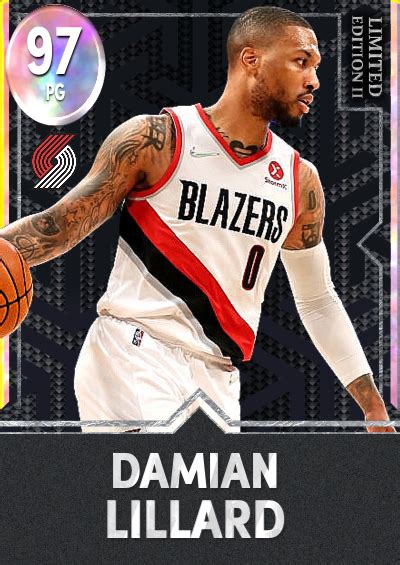 NBA 2K22 2KDB Custom Card Damian Lillard