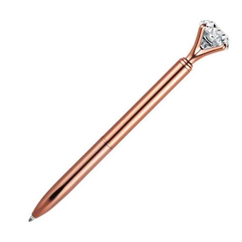 Rose Gold Diamond Pen Ribbon And Bow Store