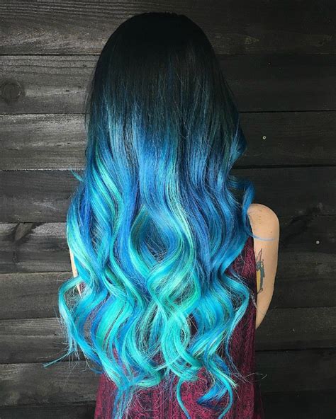 23 Blue And Purple Ombre Hair Color Trends In 2021